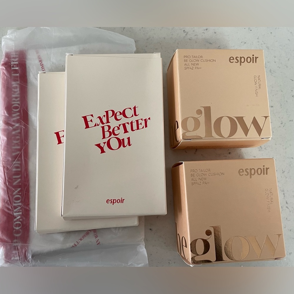 Espoir Pro Tailor Be Glow Cushion - Korean Foundation Makeup - VANILLA